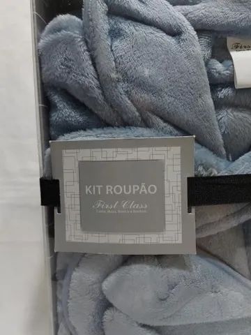 Kit de roupão First Class, tamanho GG - Foto 4
