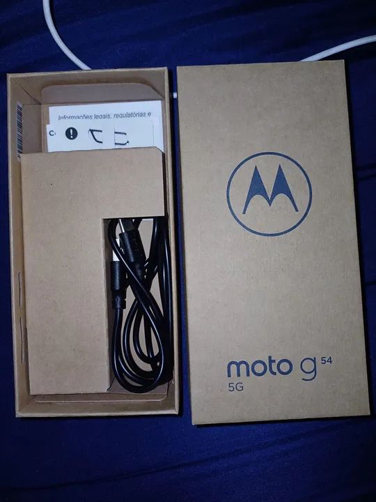 Smartphone Motorola Moto G54 5G Verde Vegan Leath 256GB Celulares e