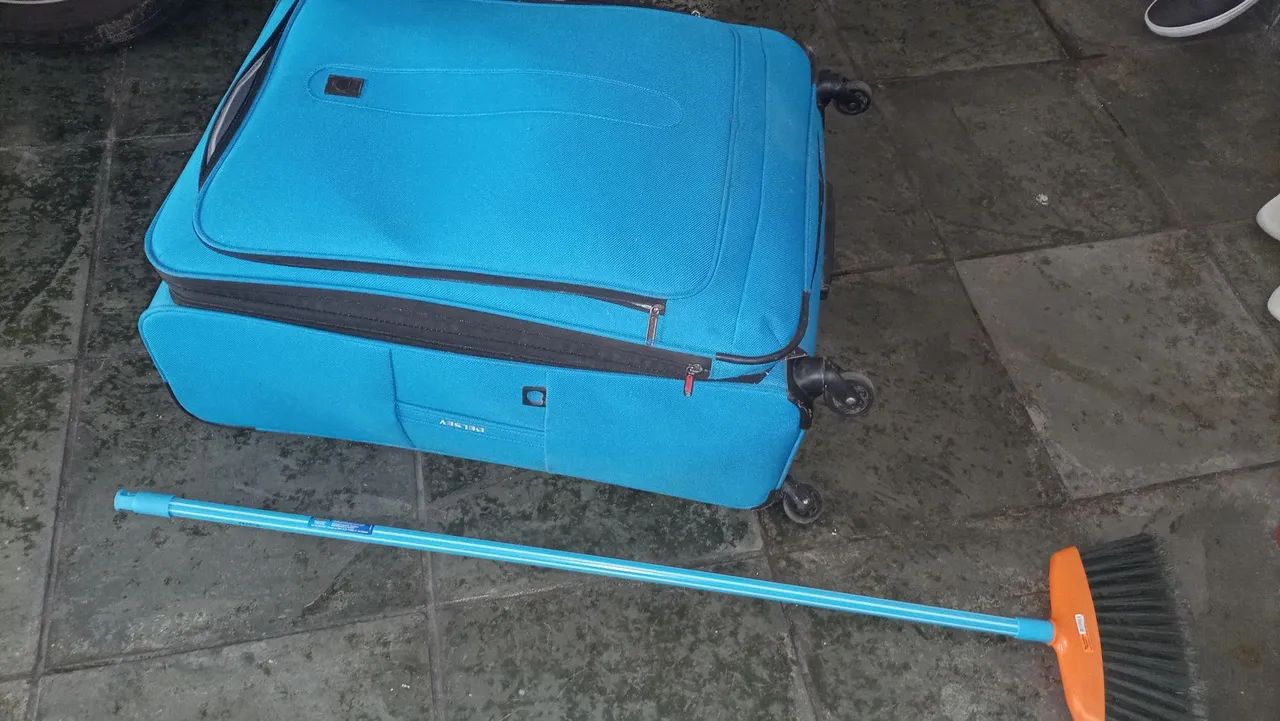 Mala de Viagem Azul - Grande