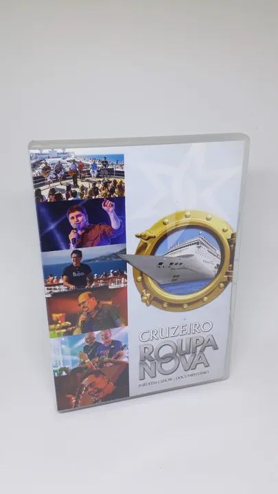 DVD e CD Cruzeiro Roupa Nova em perfeito estado