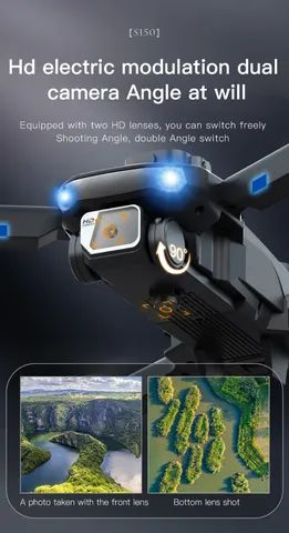 Drone S150, Fluxo Óptico, Evitar Obstáculos, Posicionamento Brushless, - Foto 6