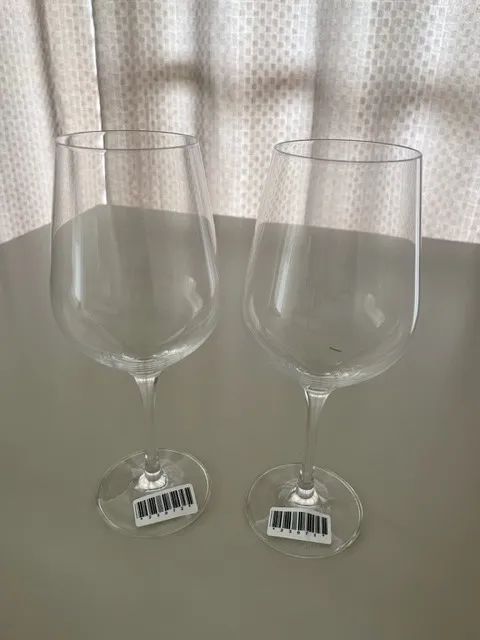 2 Taças de Cristal para Vinho Tinto