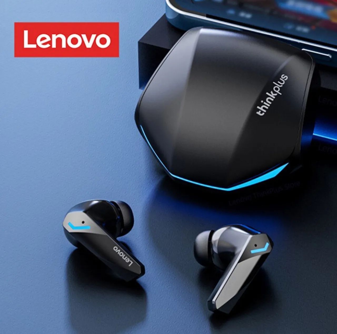 Fone de Ouvido Lenovo GM2 Pro NOVO