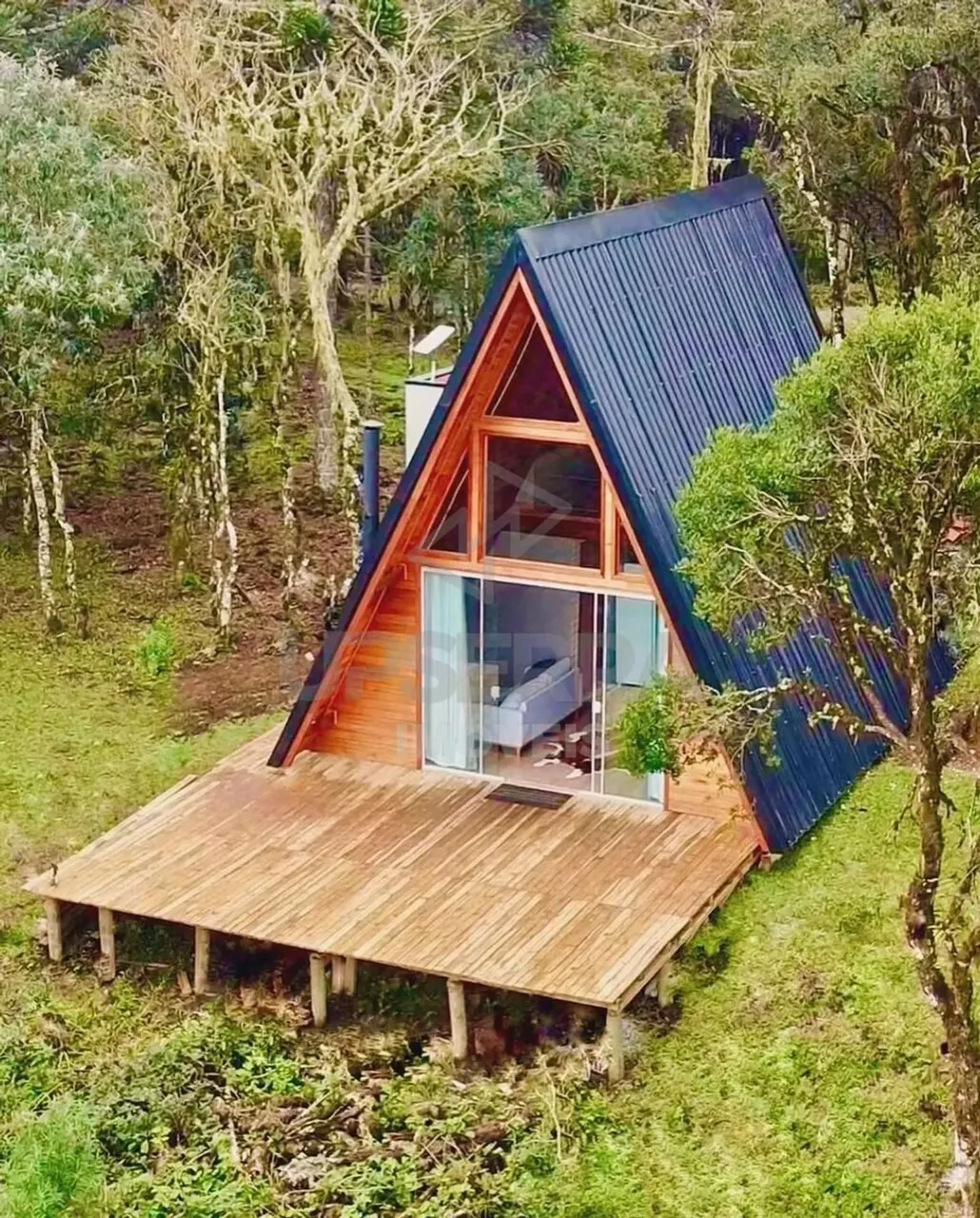 Charmoso Chalé com Vista para a Serra da Goiabeira em Urubici - SC