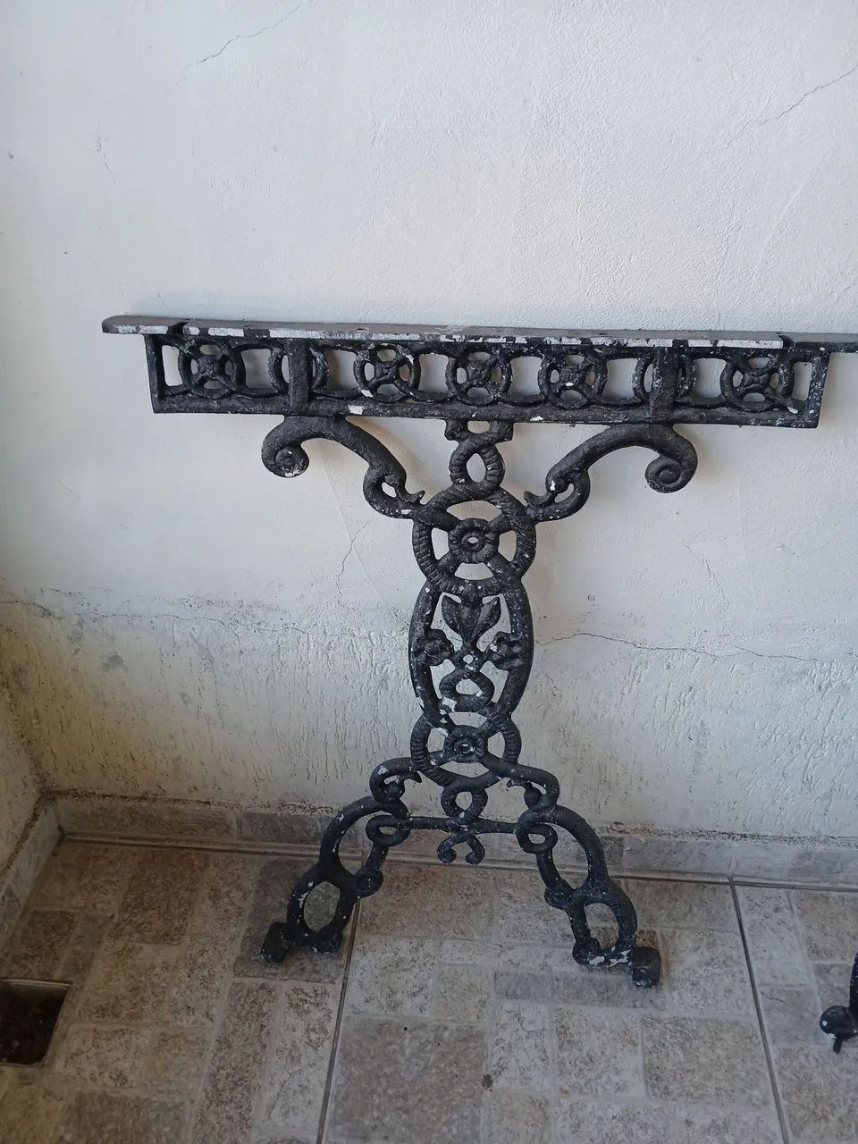 Pés de Mesa em Ferro - Estilo Vintage - Foto 2