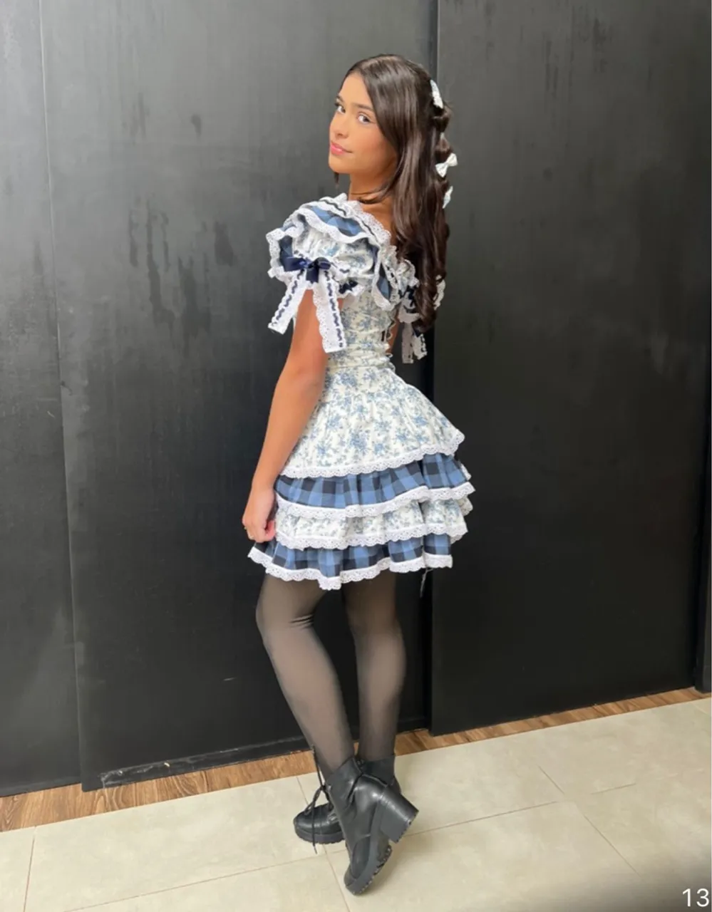Vestido de quadrilha TAM P adulto
