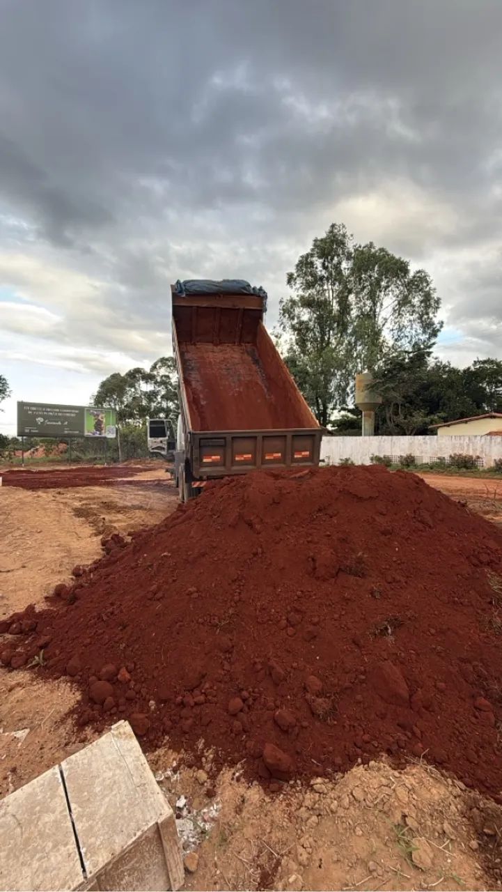 Aterro e terra p/grama 