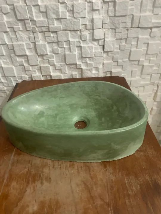 Cuba de sobrepor de concreto  - Foto 4