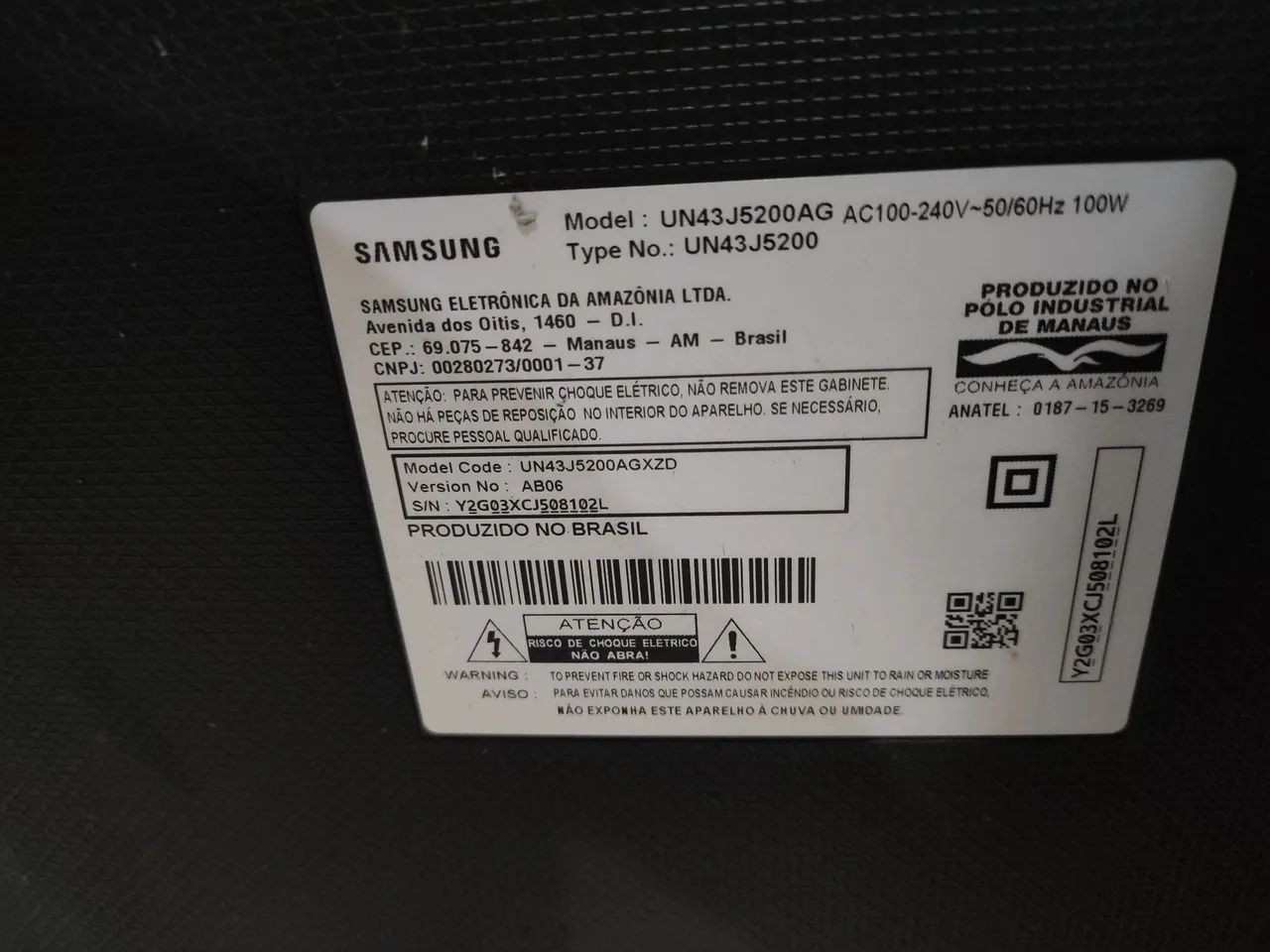 TV Samsung com tela quebrada - Foto 2
