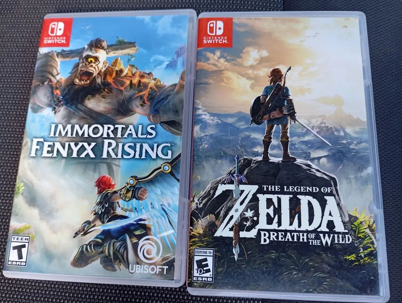 Jogos Nintendo Switch - Immortals Fenyx Rising e Zelda: Breath of the Wild