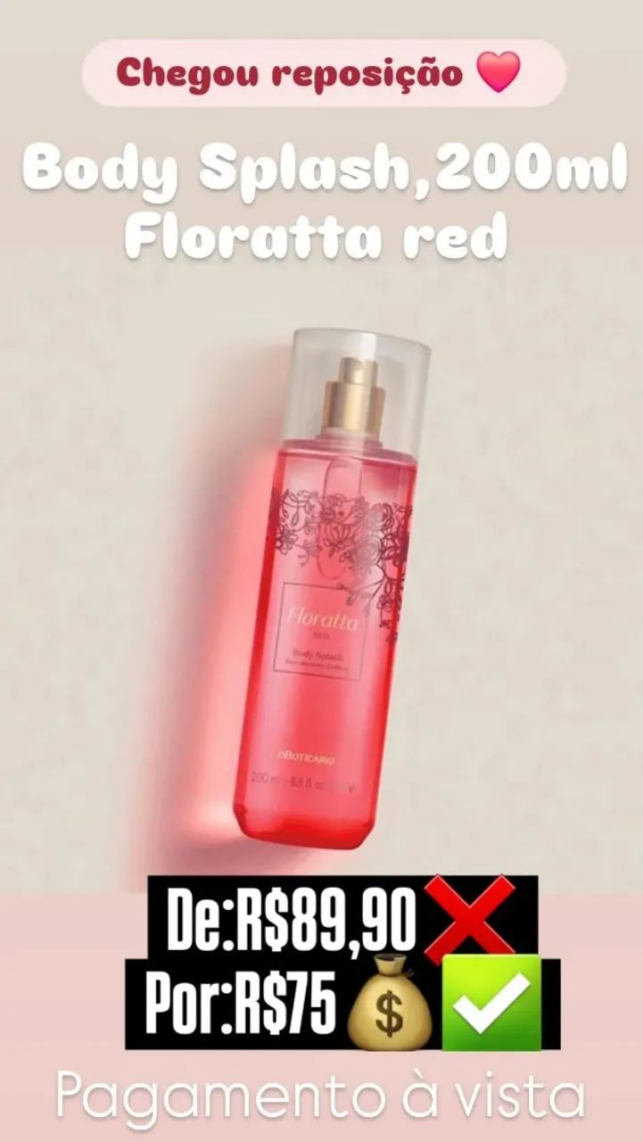 Body Splash Floratta Red 200ml -