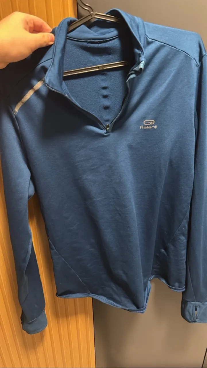 Jaqueta Kalenji Azul Esporte
