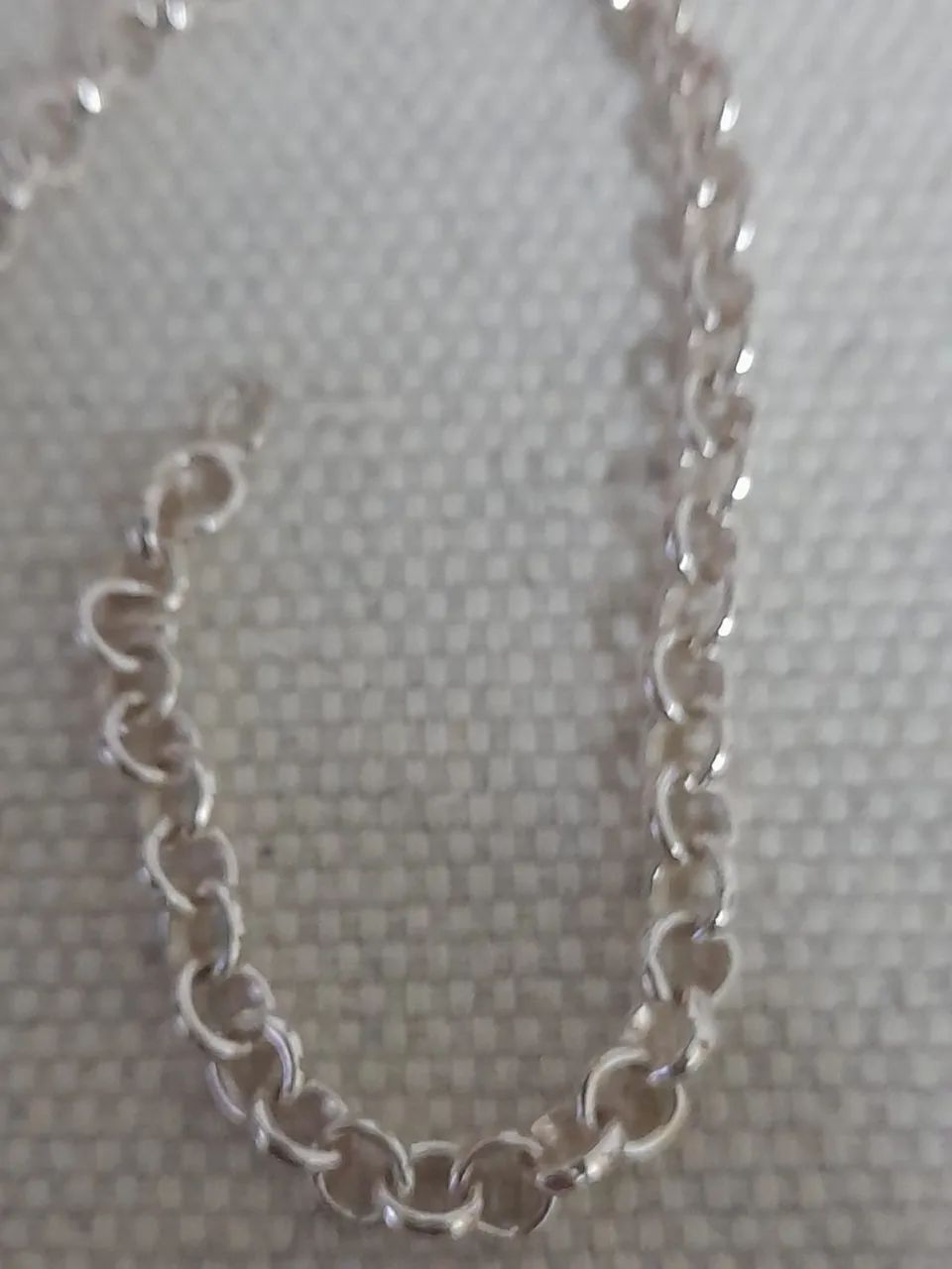 Pulseira prata Elo português - Foto 2