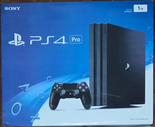 Playstation 4 Pro 1TB Completo, na caixa - Avalio Troca*