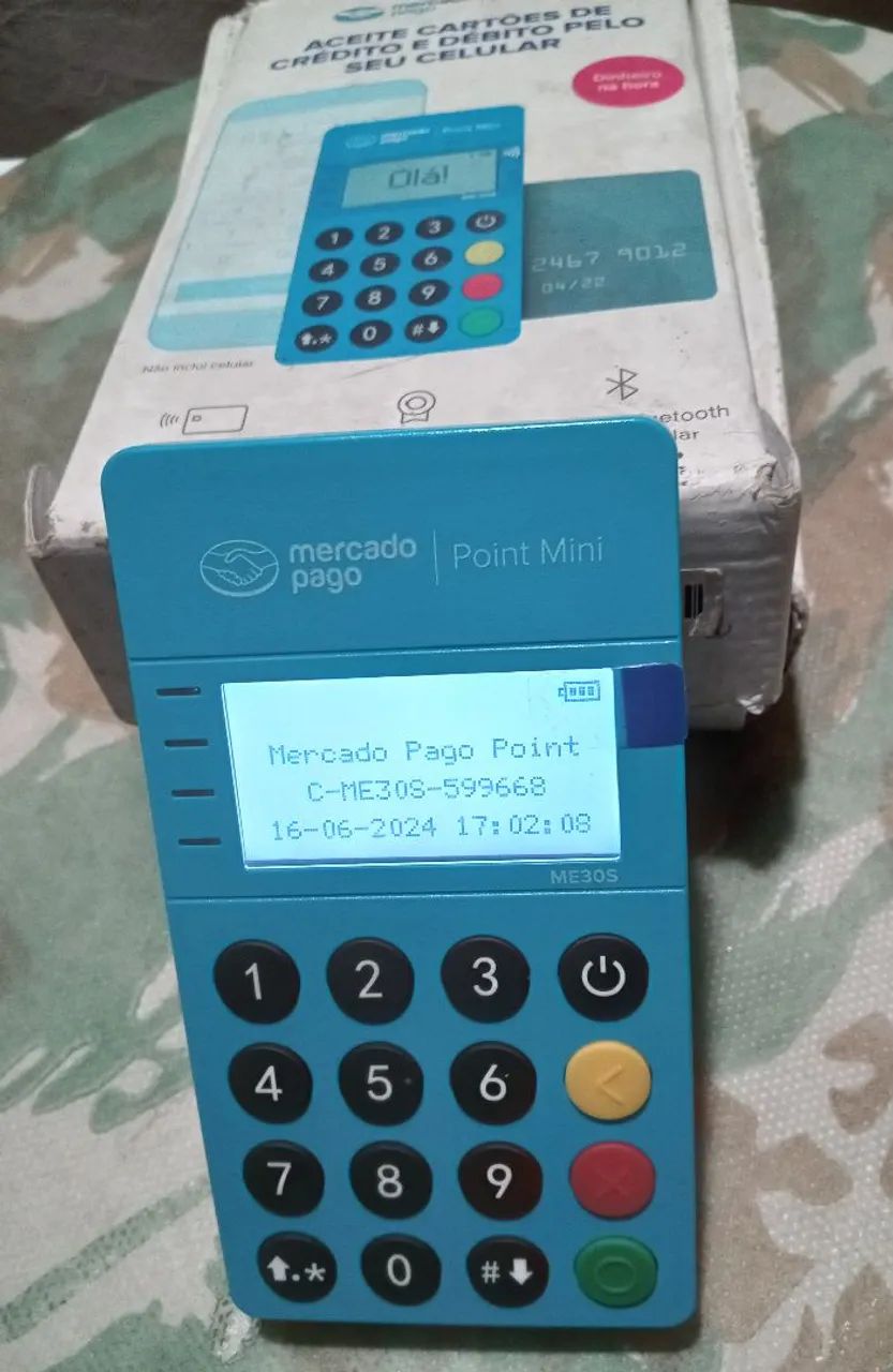 Máquina de Cartão de Crédito e Débito - Mercado Pago - Foto 2
