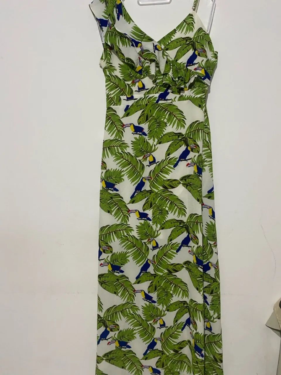 Vestido longo Tropical com Toucans - Foto 3