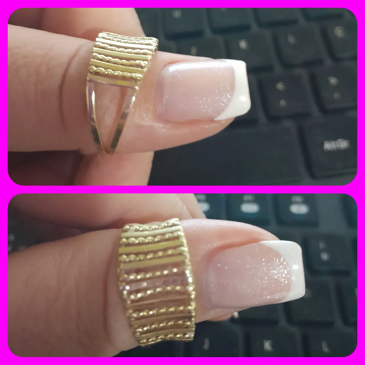 Anel de Ouro com Detalhes
