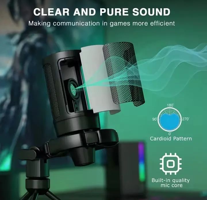 Microfone Gamer Fifine Ampligame Streaming A2 - Foto 4