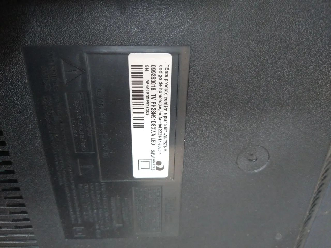 Tv Philco 32 polegadas com tela quebrada 