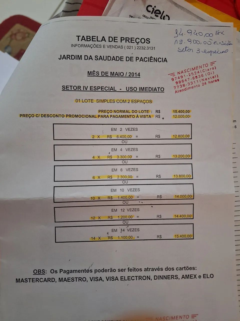 Vendo 1 lote simples para sepultamento com 2 espaços Jardim da Saudade - Foto 6