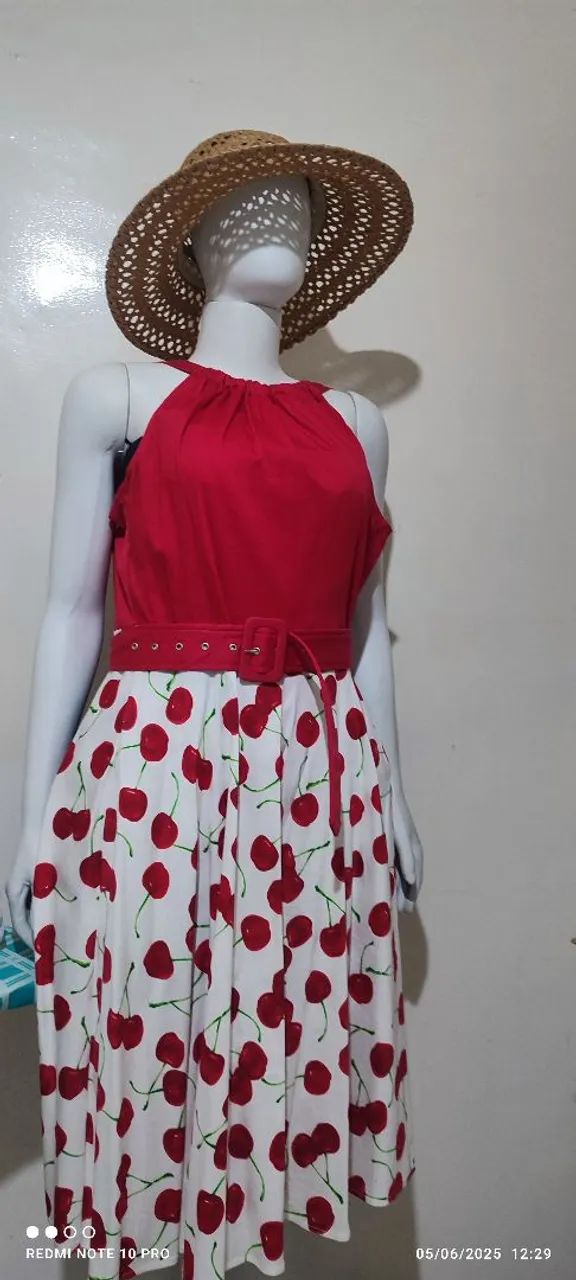 Vestido Vintage Cherry 