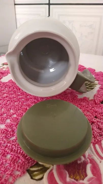 Cafeteira de Porcelana Pozzani Jarra Antiga anos 80 - Foto 4