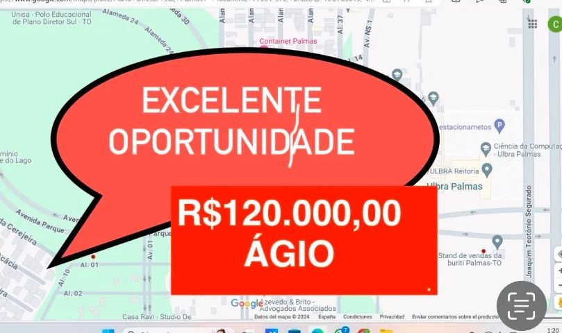 VENDO LOTE 1503 SUL DETRÁS DA UNIVERSIDADE ULBRA - Foto 4