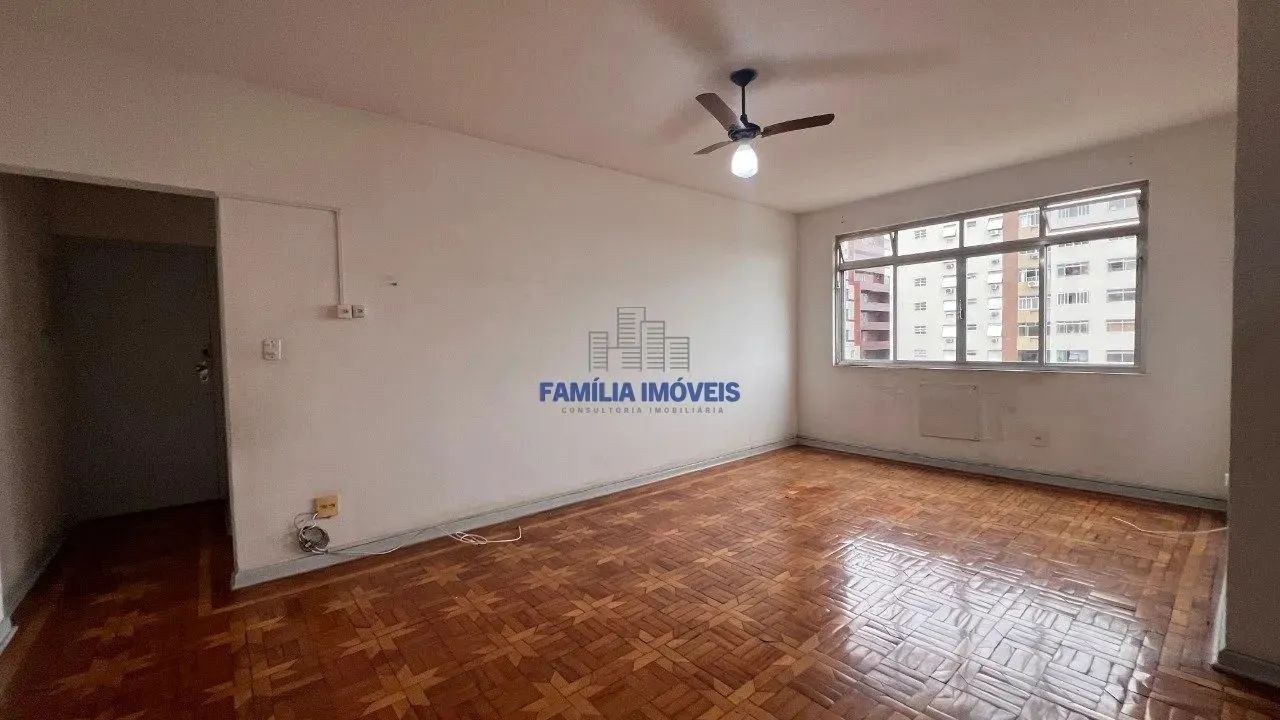 Apartamento para alugar 2 quartos de frente Embaré Santos SP - Foto 2