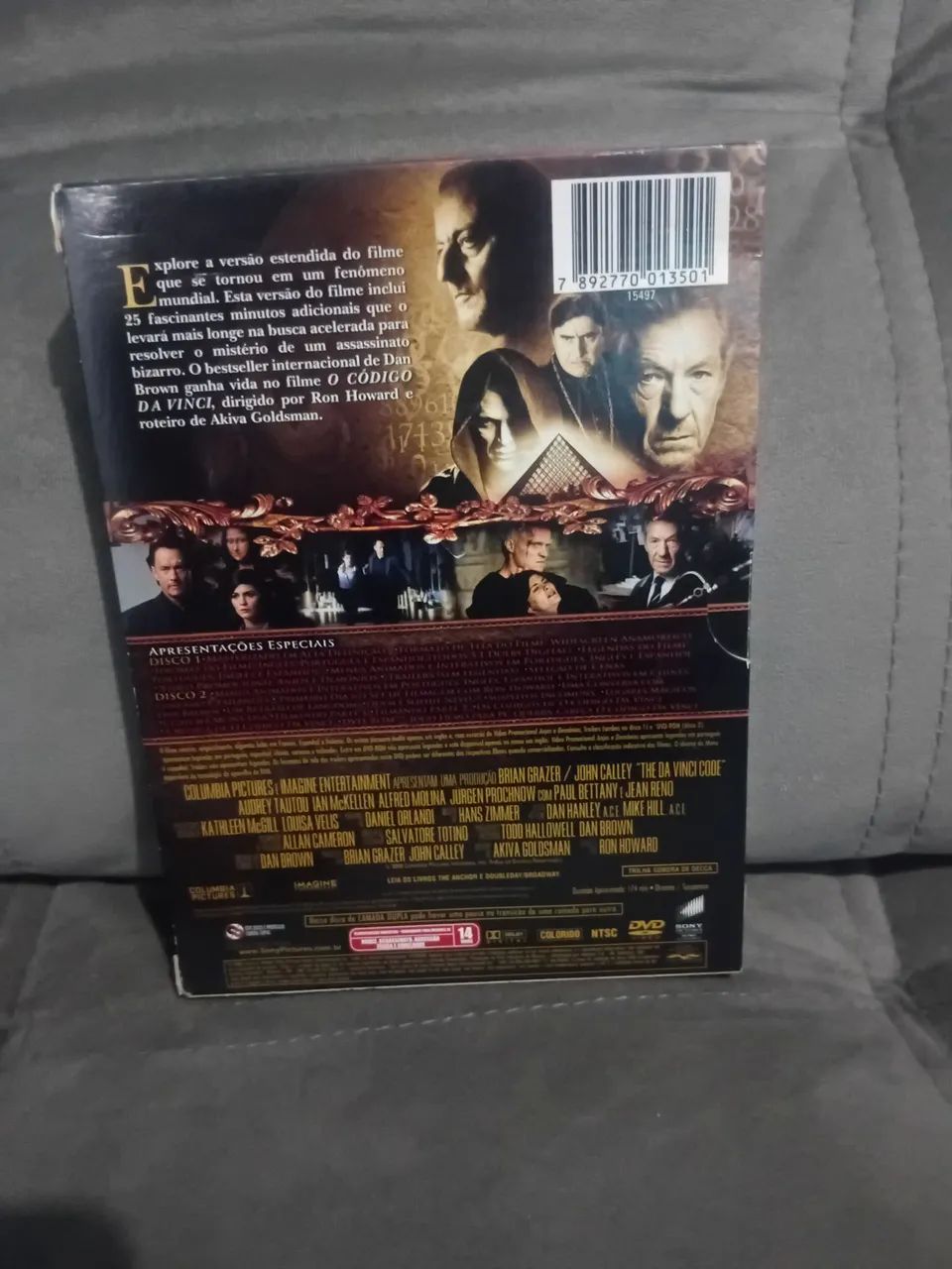 DVD O código  Da Vinci edição dupla estendida 64313032164354124