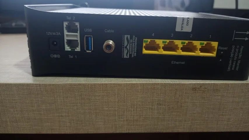 modem roteador technicolor modelo tc3102- 2 linhas telefone + 4 saídas web - Foto 2
