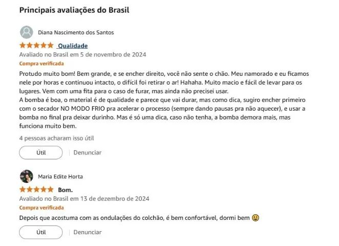 Colchão Inflável Casal Novo  - Foto 6