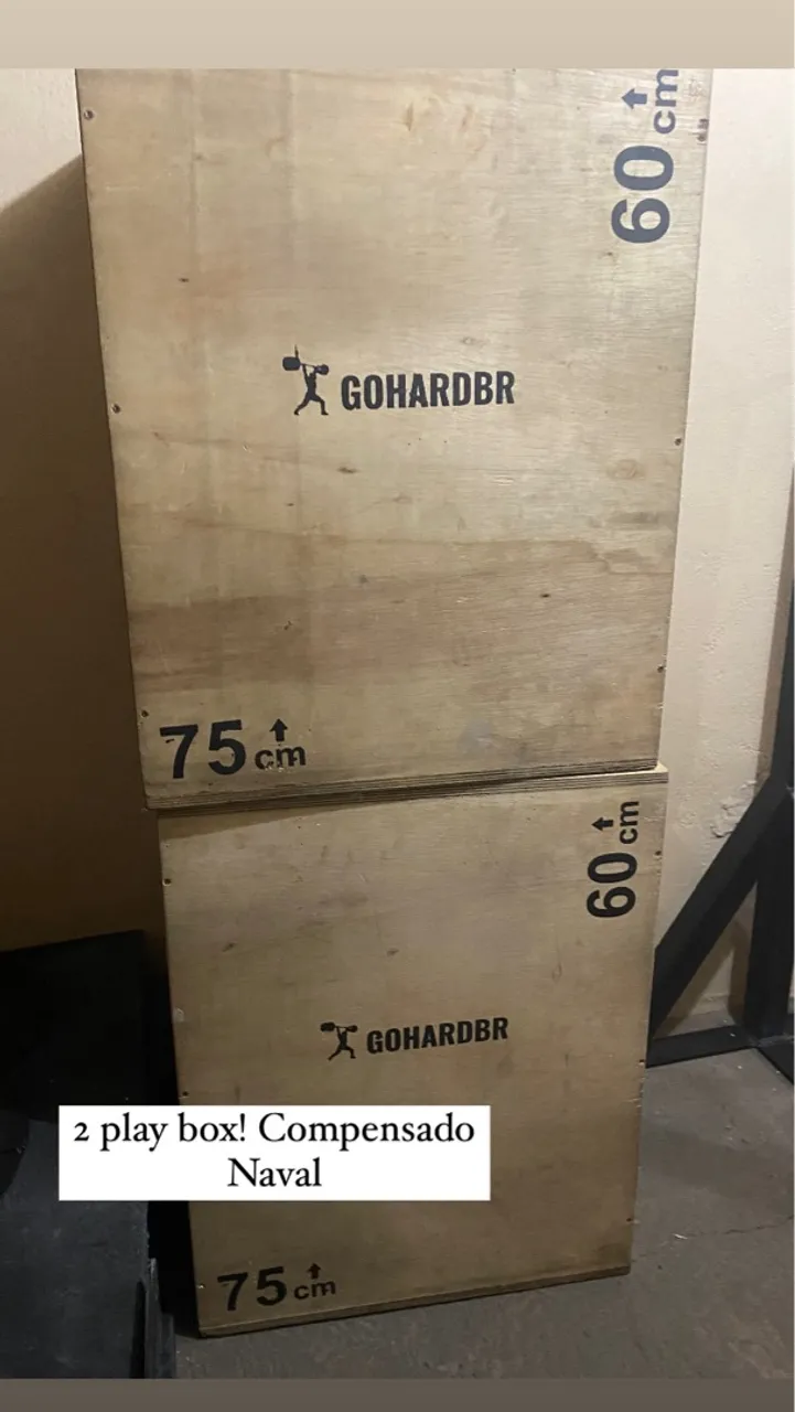 2 Play Box Go Hard BR - Compensado Naval