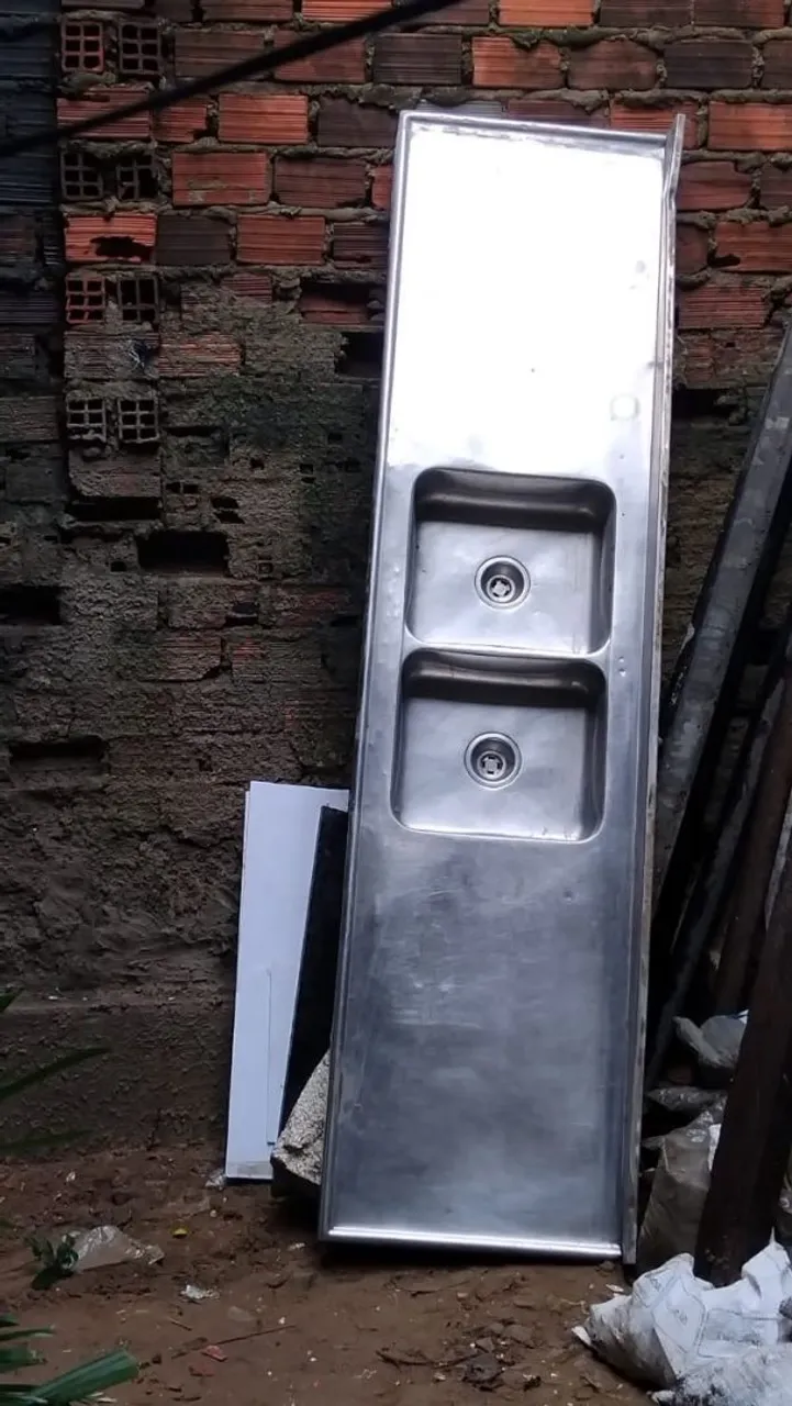 Cuba Inox Dupla para Cozinha Industrial