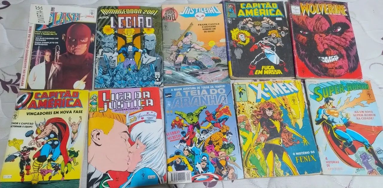 Coleção de Quadrinhos Clássicos Marvel e DC