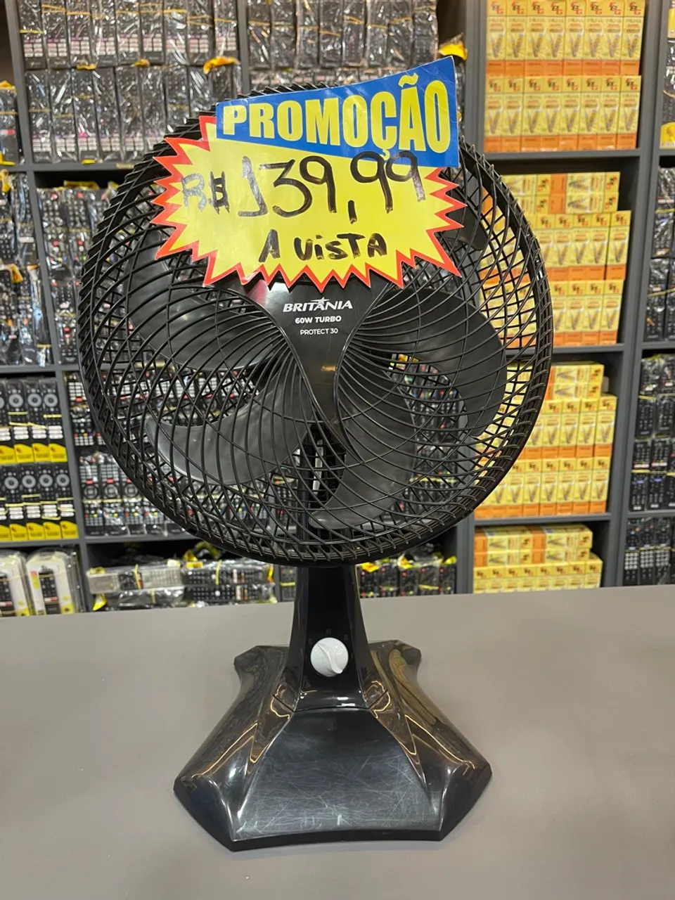 Ventilador Britânia 60W Turbo Protect 30cm - Promoção!