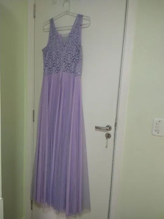  Vestido de Festa Lilás - Foto 3