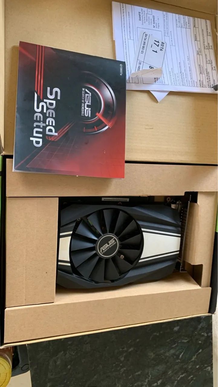 Placa de Vídeo ASUS - GeForce GTX 1650 OC Phoenix, 4GB GDDR6