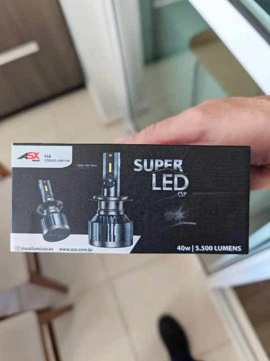 Lâmpada Led H4 com 5.500 lumens