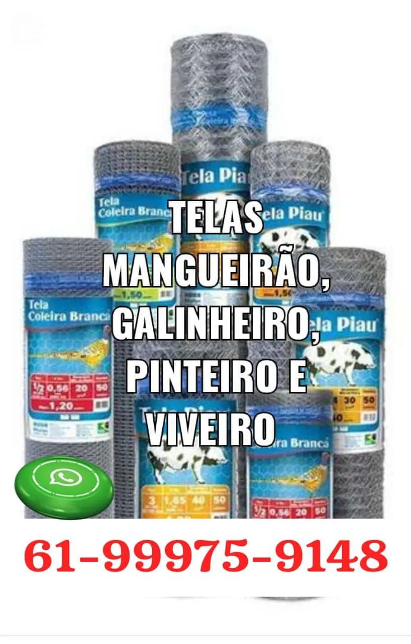 Tela mangueirão, galinheiro, viveiro e pinteiro - Foto 3