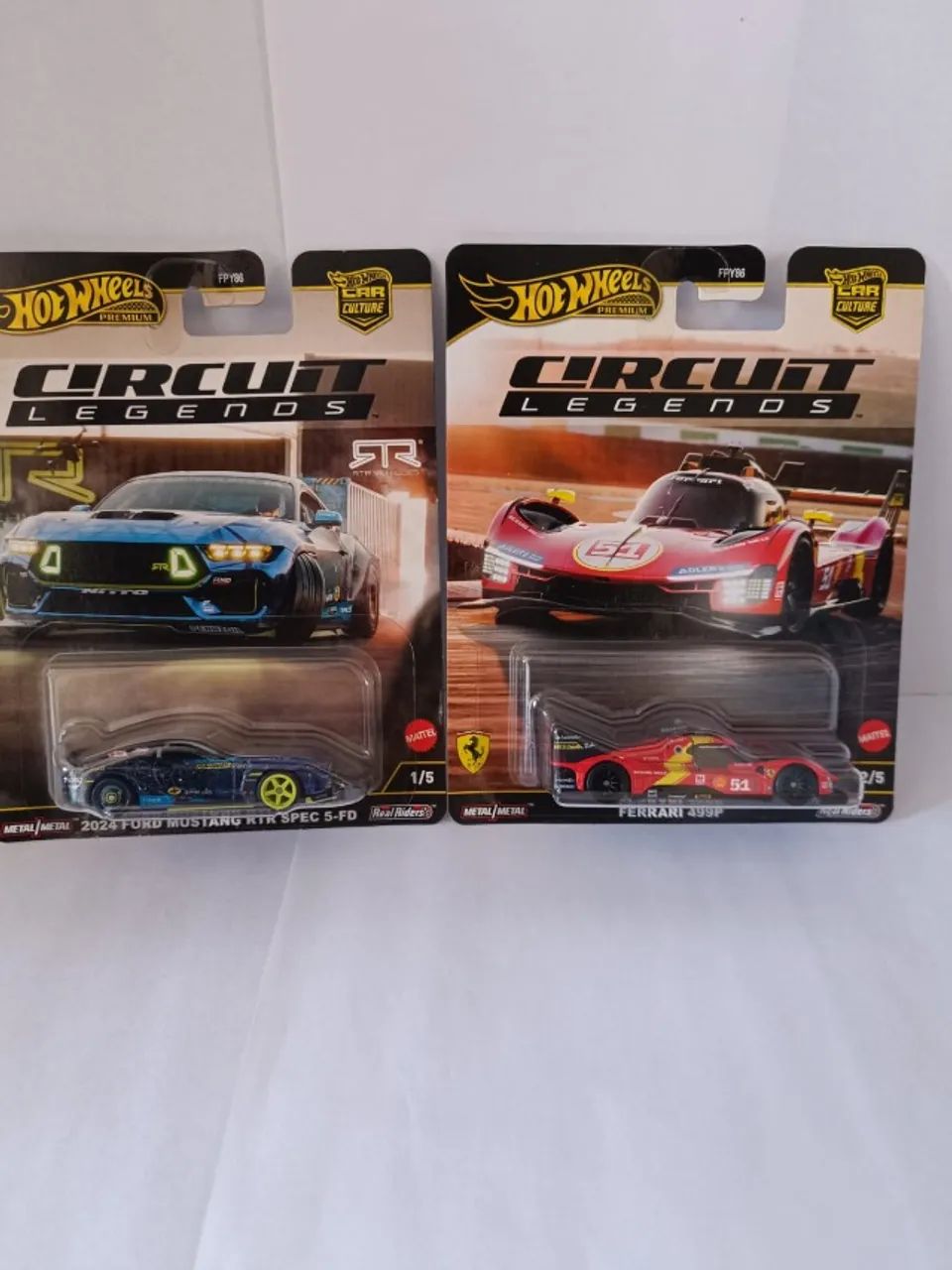 Hot Wheels Set 5 miniaturas - Circuit Legends - Foto 2