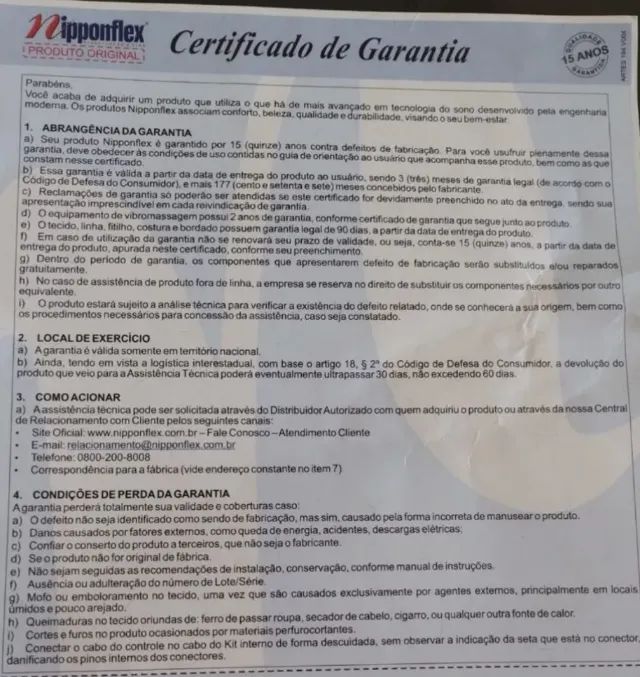 Colchão de casal NIPPONFLEX EVOLUTION FIR G-z Bio - Foto 5
