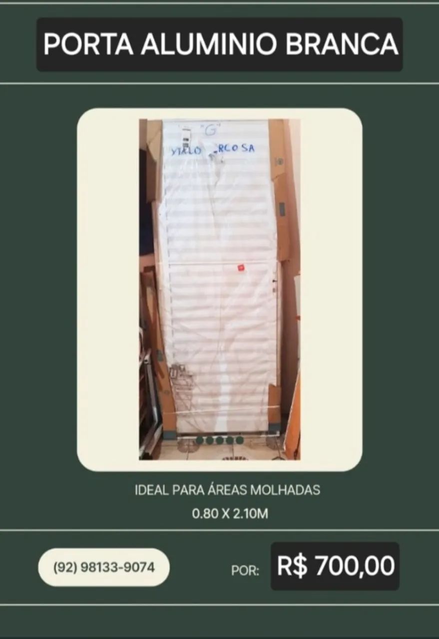 Porta de alumínio