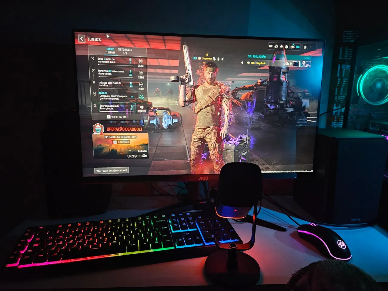 Pc gamer Ryzen 7 5700X + RTX 4070 OC 12GB