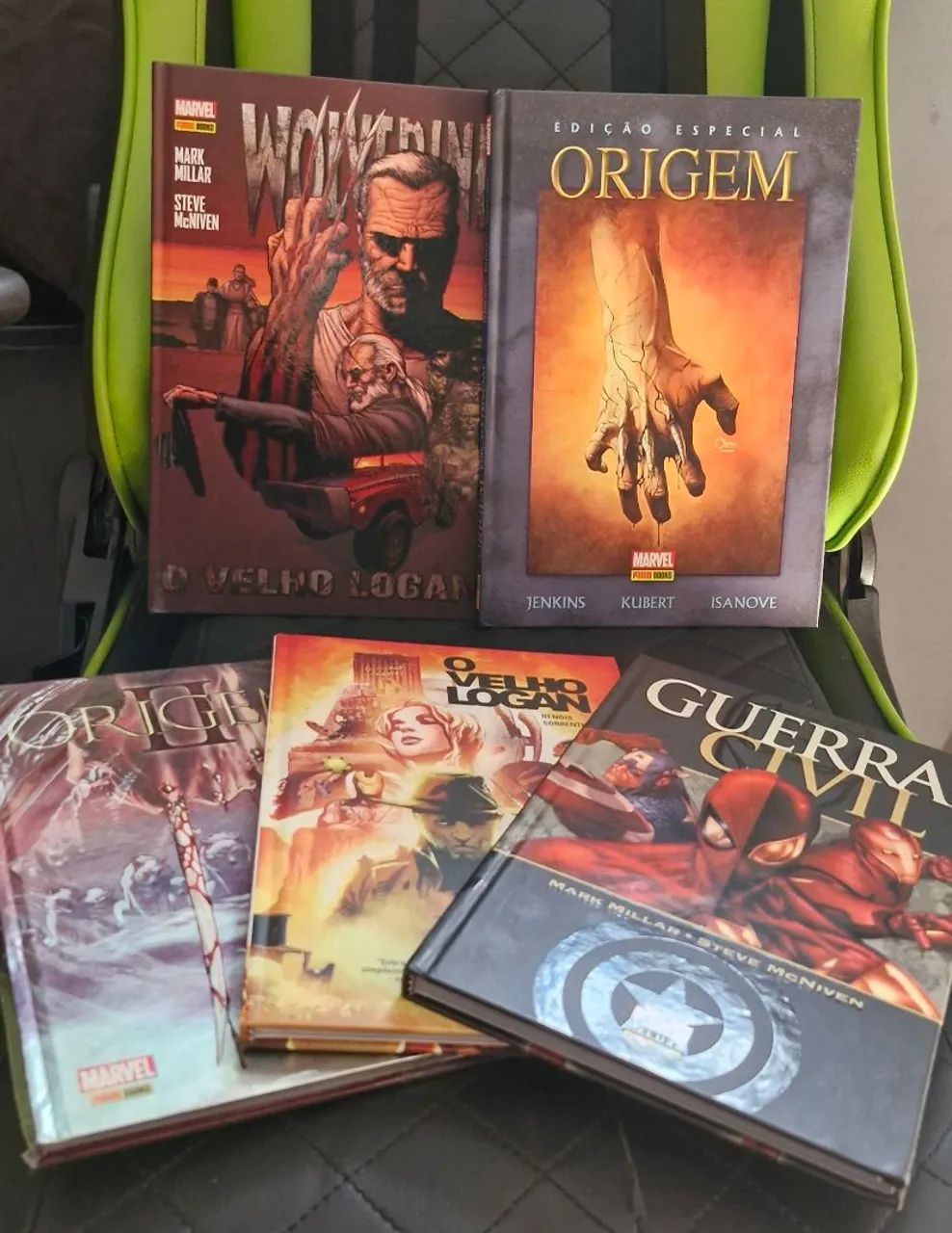 HQs Marvel - Wolverine, Guerra Civil e Origem