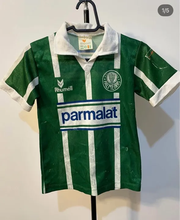 Camisa Palmeiras Parmalat anos 90 - infantil
