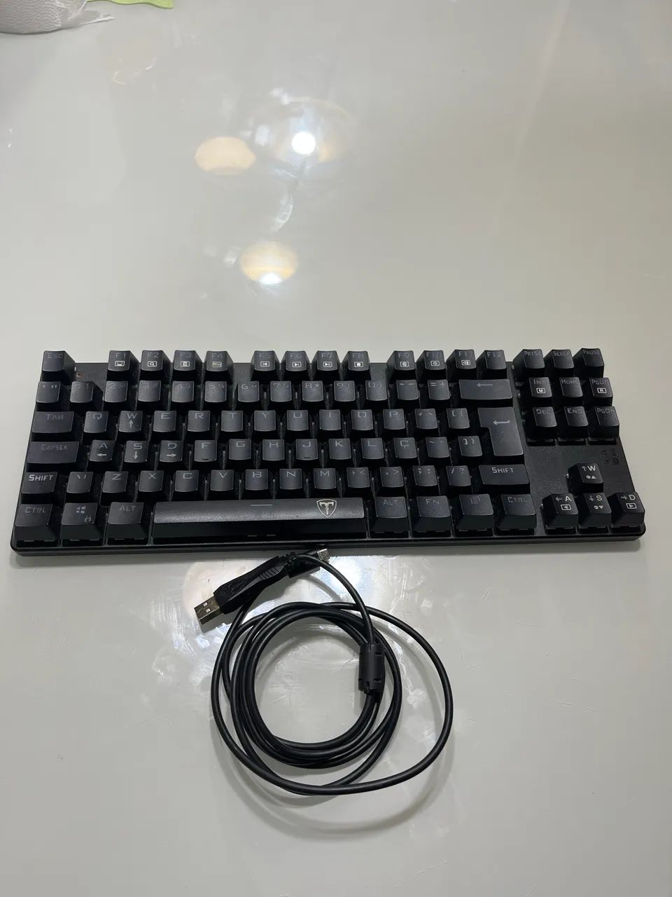 Mechanical Gaming Keyboard - Bora Black, White LED with Blue Switch64363332180609120