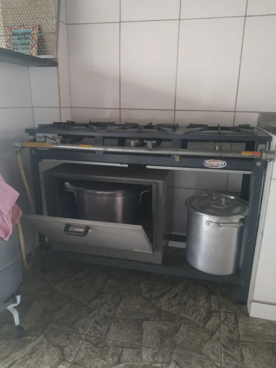 Fogão Industrial 3 bocas com forno