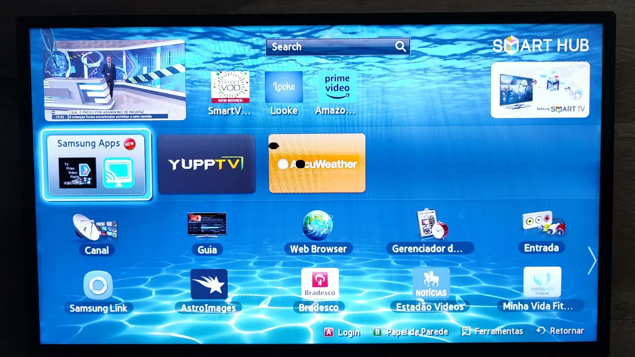 Smart TV Samsung 40 polegadas