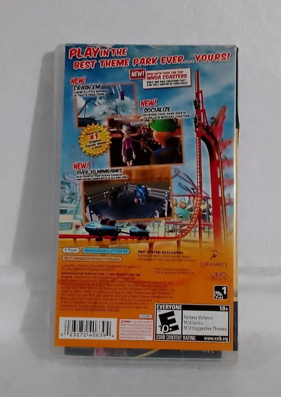 Jogo de PSP thrillville off the rails - Foto 3