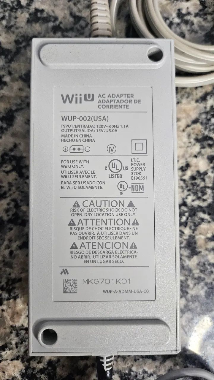 Fonte Wii U Original 
